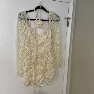 For Love and Lemons Belladonna Mini Dress